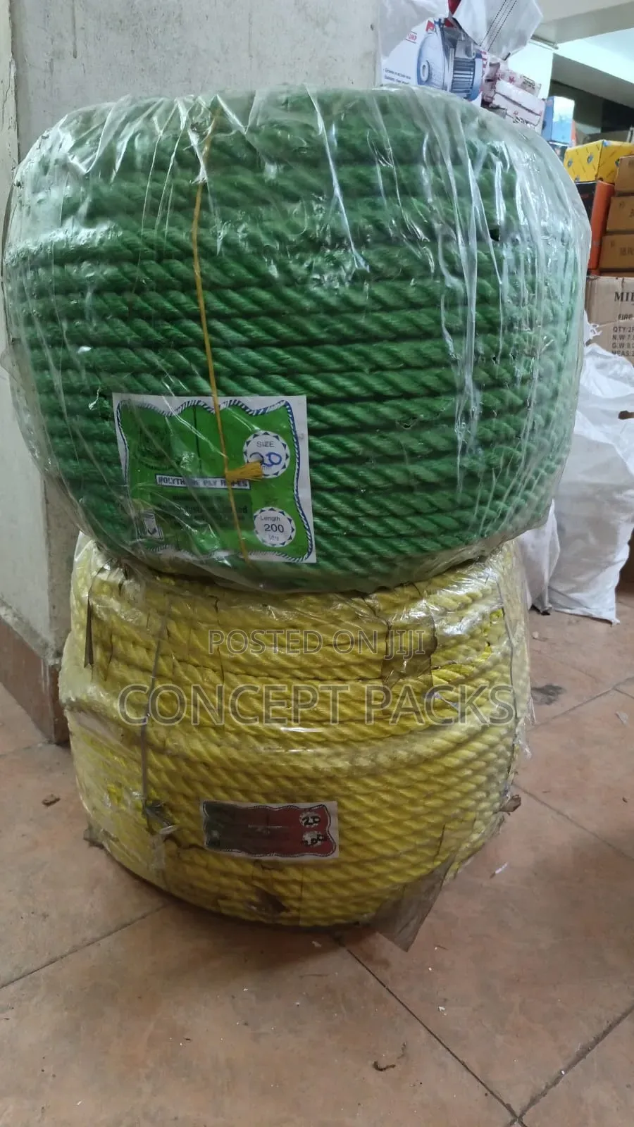 20MM Coloured Nylon Rope - 200Mtrs Long