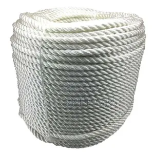 24mm White Nylon 3 Strand Rope 200 Metre Coil
