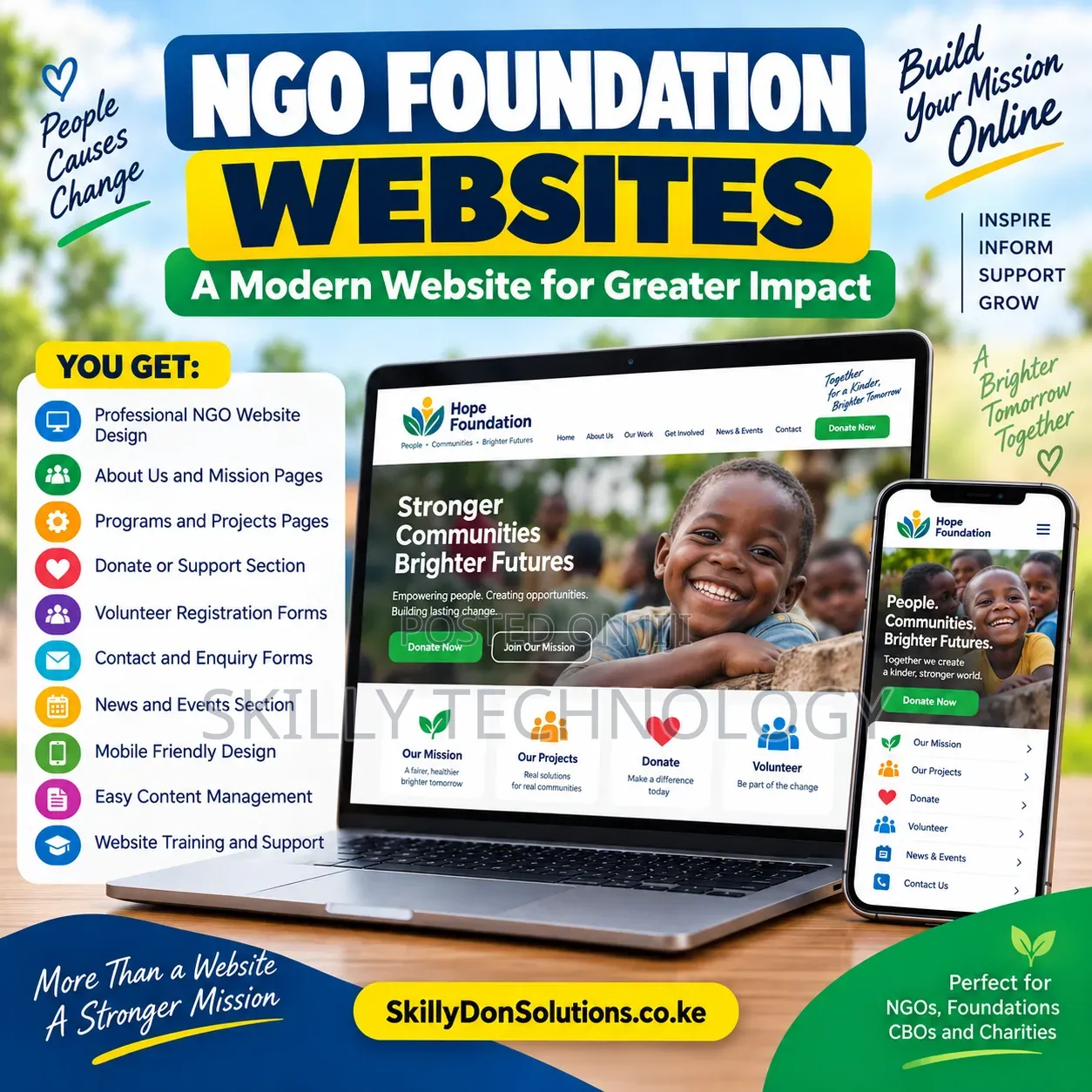 NGO Foundation Websites
