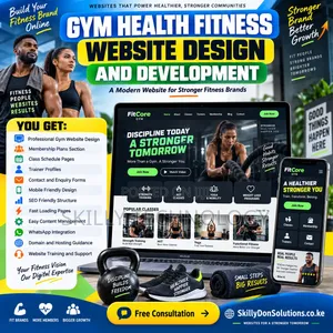 Gym, Fitness Wellness Websites Development