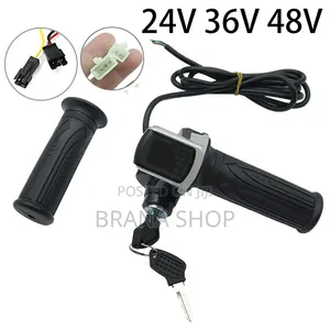 **Title:** Electric Scooter Throttle With Starter Switch