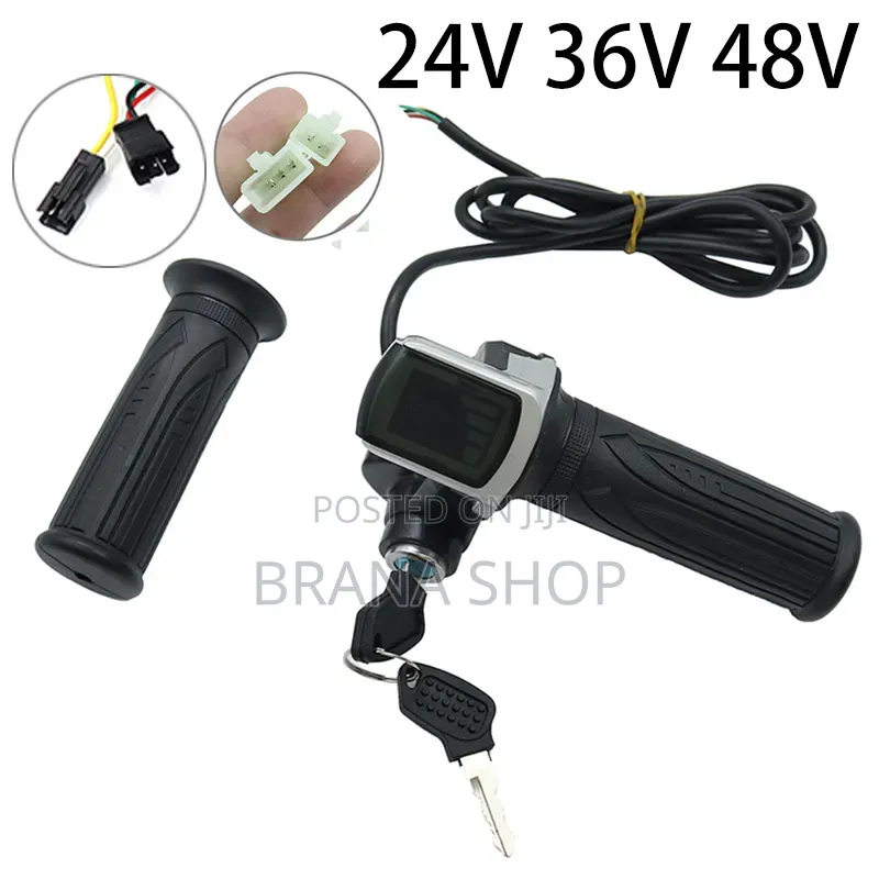 **Title:** Electric Scooter Throttle With Starter Switch