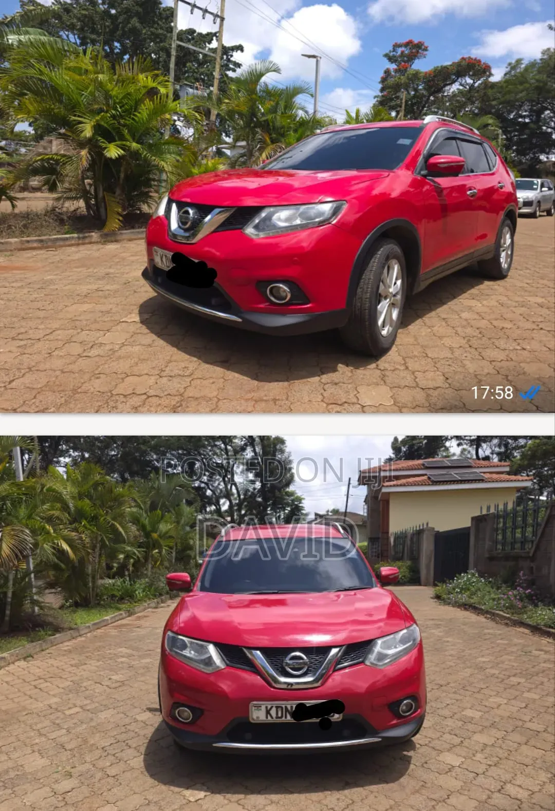 Nissan X-Trail 2.0 Petrol FWD 2016 Red