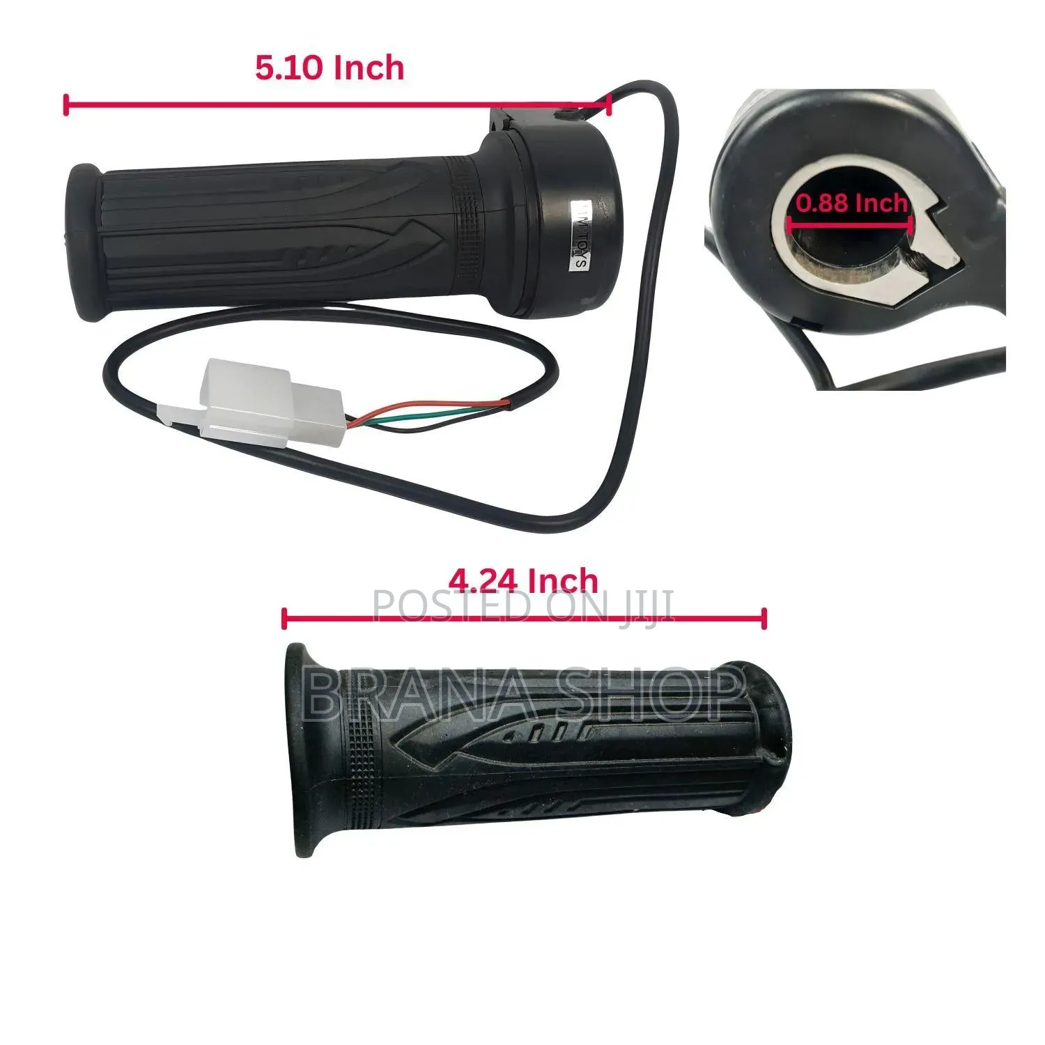 **Title:** Electric Scooter Twist Throttle Accelerator With Starter