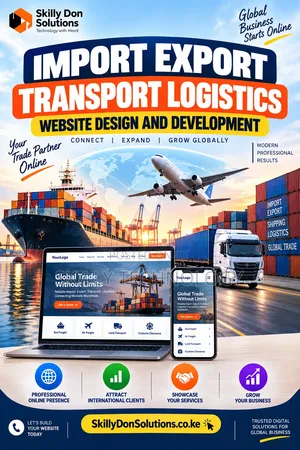 Import Export Transport Logistics Website Development