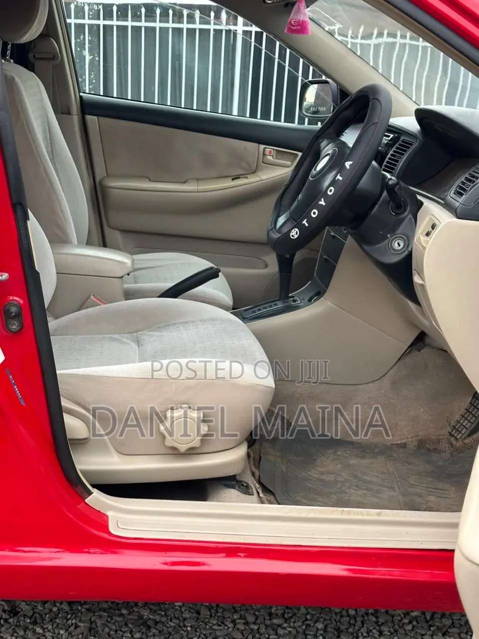 Toyota Allex 2003 Red