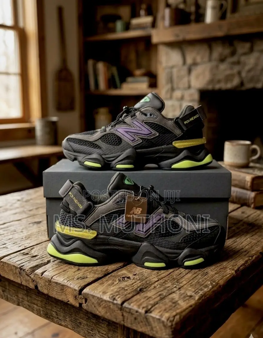 New Balance 9060 Black Mule Size 36-45