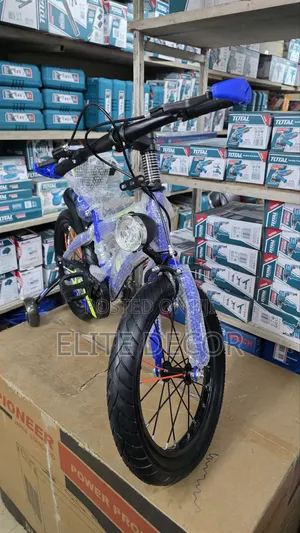 16-Inch Kids BMX Bicycle With Training Wheels, Headlight Basket