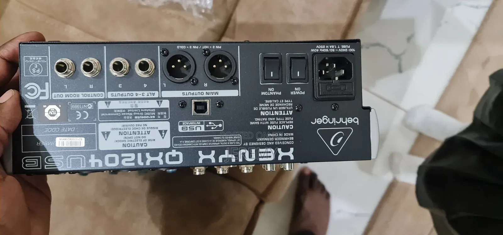 Mixer-Xenyx QX1204 USB Behringer Mixer