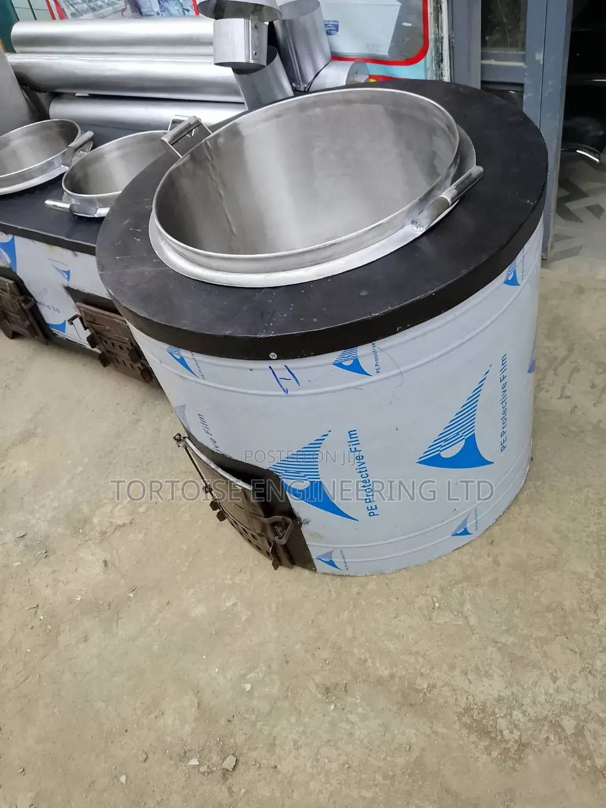 150 Litres Energy Saving Jiko Boiler Stainless Steel for Schools