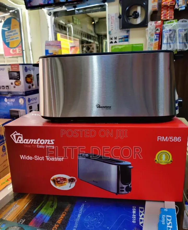 Ramtons 2-Slice Wide Slot Toaster RM/586 – 1000W