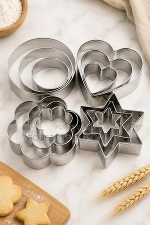 12 PCS Stainless Cookie Cutter