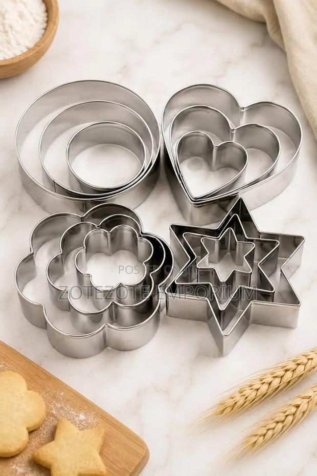 12 PCS Stainless Cookie Cutter