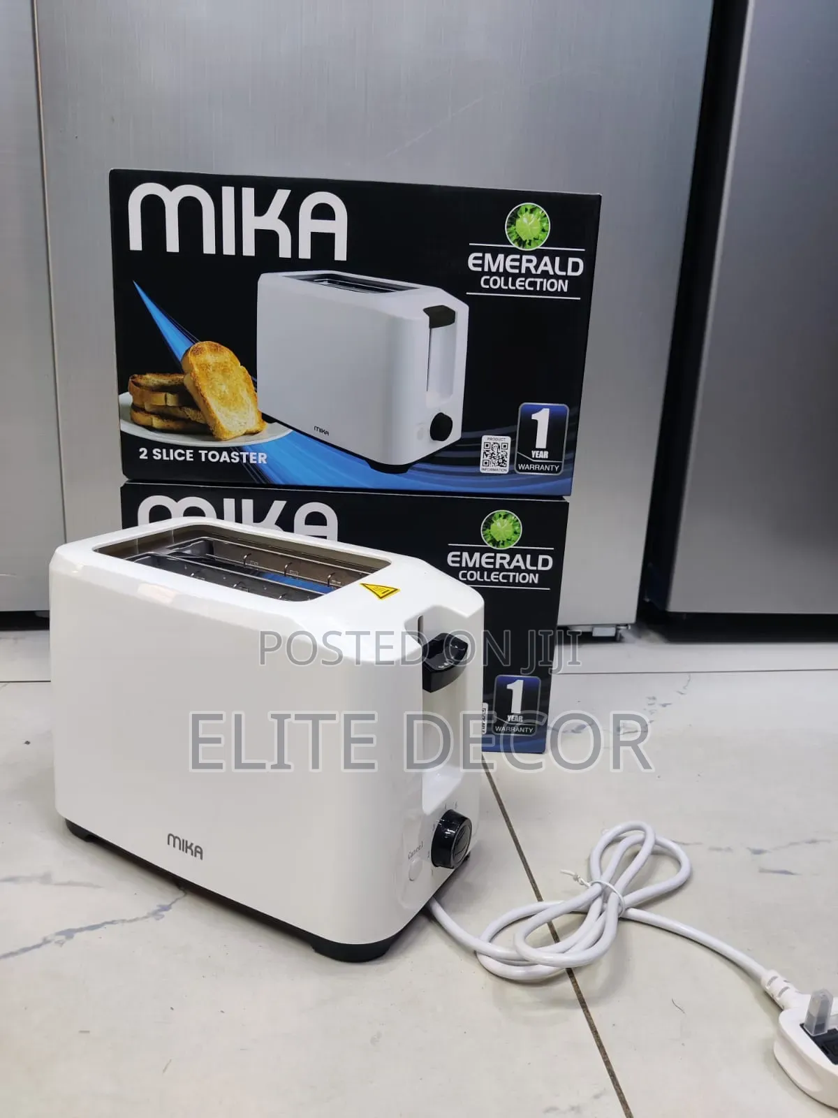 MIKA 2-Slice Toaster MTS2101W – 750W | Emerald Collection