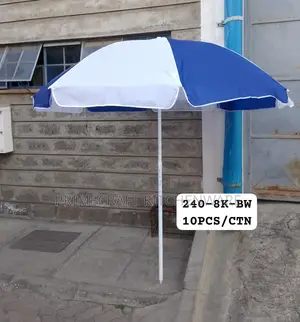 White and Blue Mama Mboga Umbrella