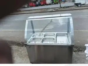Stainless Steel Commercial Bain Marie With 5 Insert 4ft Long