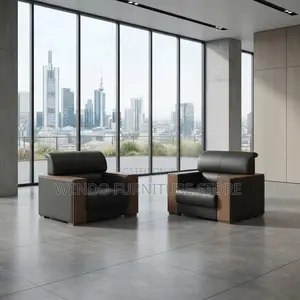 Office Sofa; Five Seaters Executive Office Mahogany Sofa Set