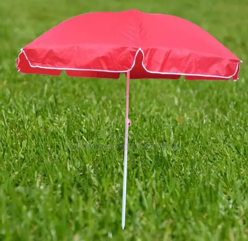 Red Outdoor Umbrella Suitable for Business