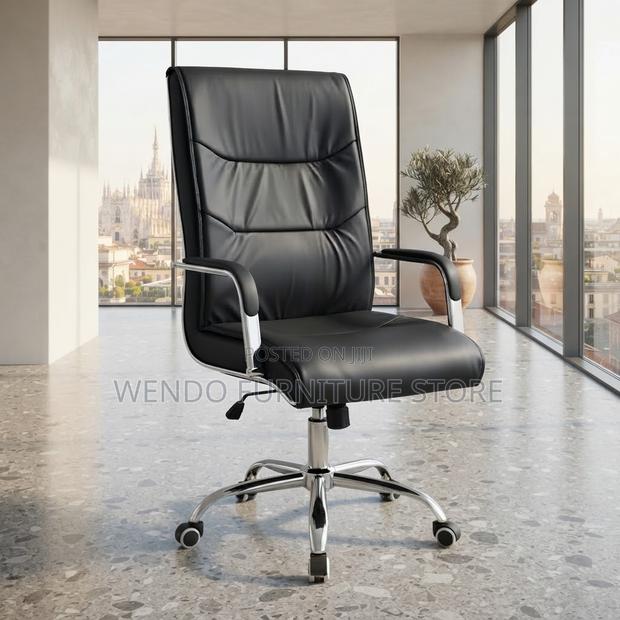 Office Chairs; High Backrest Leather Office Swivel Recliner Seat