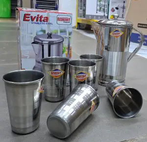 Stainless Steel 7 PCS Water Jug Set