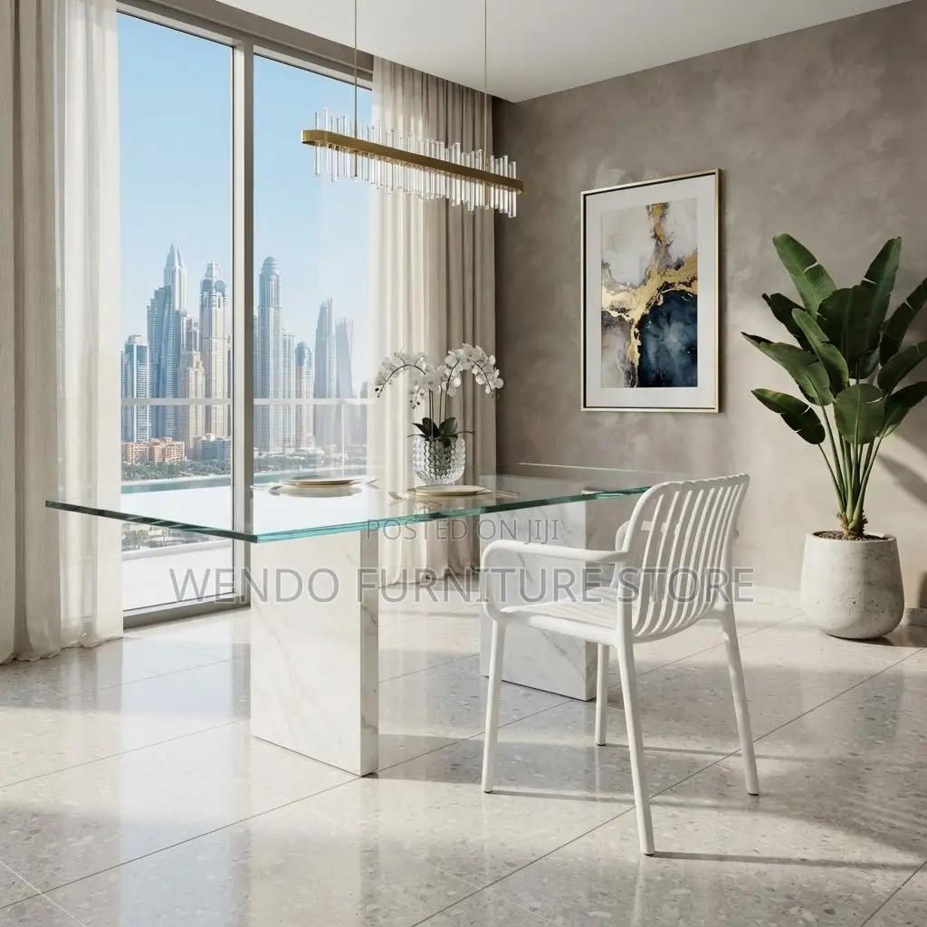 Dining Chairs; Armed White Dining Chairs With Armrests