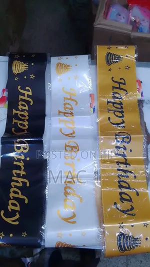 Elegant Satin "Happy Birthday Sash for Adults Kids Gold, Black, White