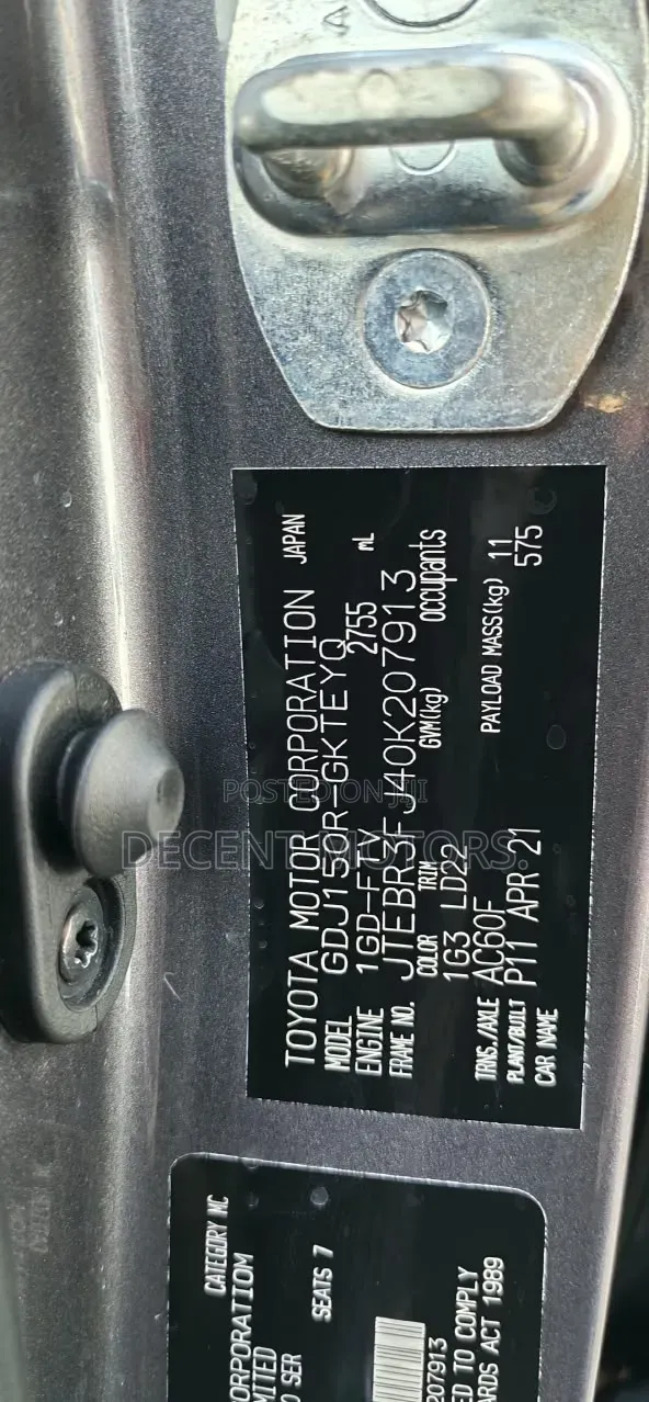 Toyota Land Cruiser Prado 2.8 2021 Gray