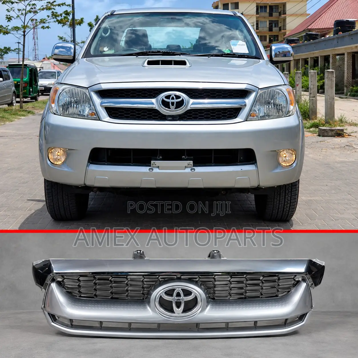 Grille Toyota Hilux Vigo 2008 Onwards Chrome