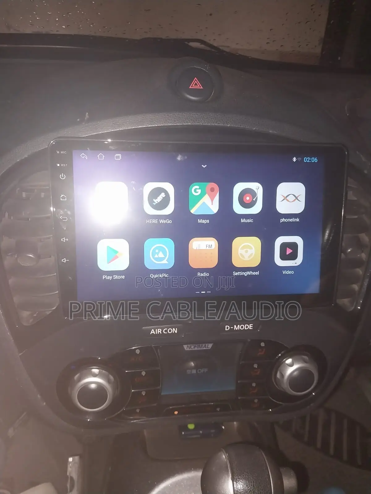 Nissan Juke Fitted With 9 Inch Android Radio and Frame