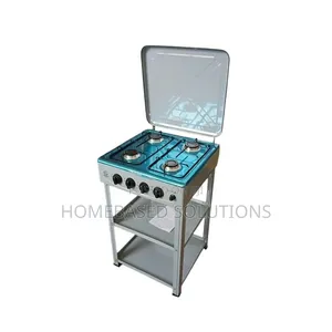 Eurochef 4 Gas Standing With Shelves Cooker