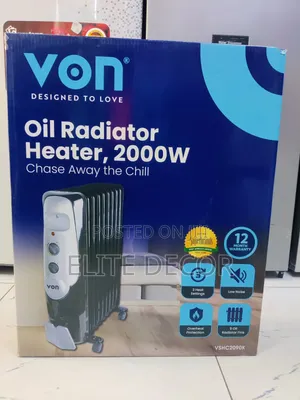 Von Oil Radiator Heater 2000W – Powerful Efficient Heating