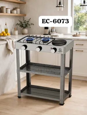2 Gas 1 Electric Stand Cooker