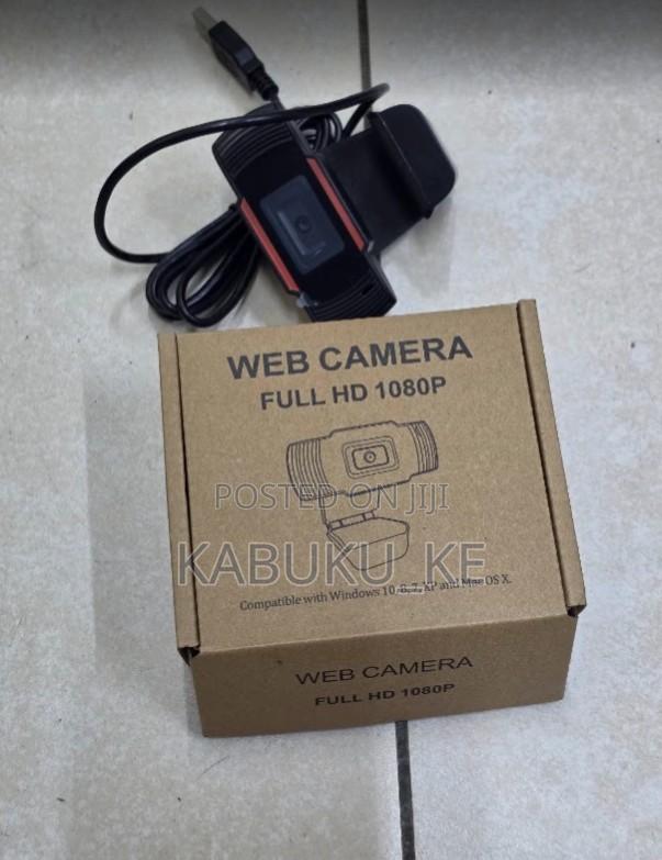 Webcam 1080P Web Camera With Microphone,Plug and Play USB - main view