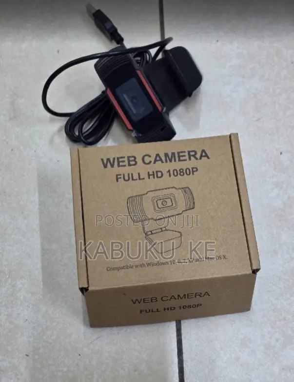 Webcam 1080P Web Camera With Microphone,Plug and Play USB