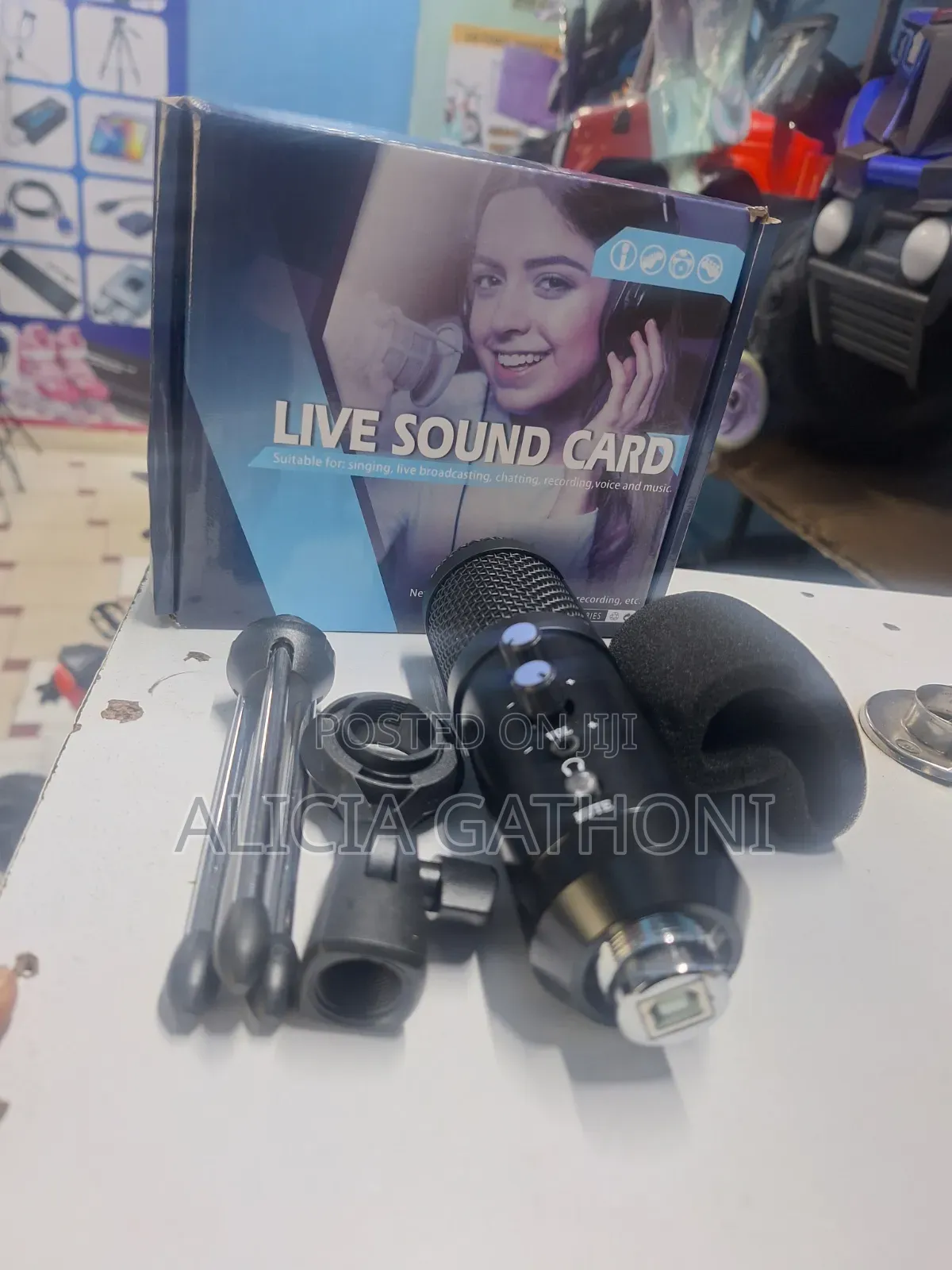 USB Microphone for Recording and Live Broadcast