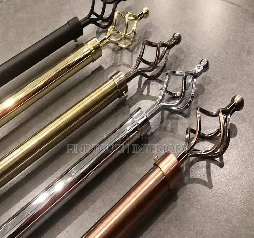 Adjustable 2m Single Curtain Rods