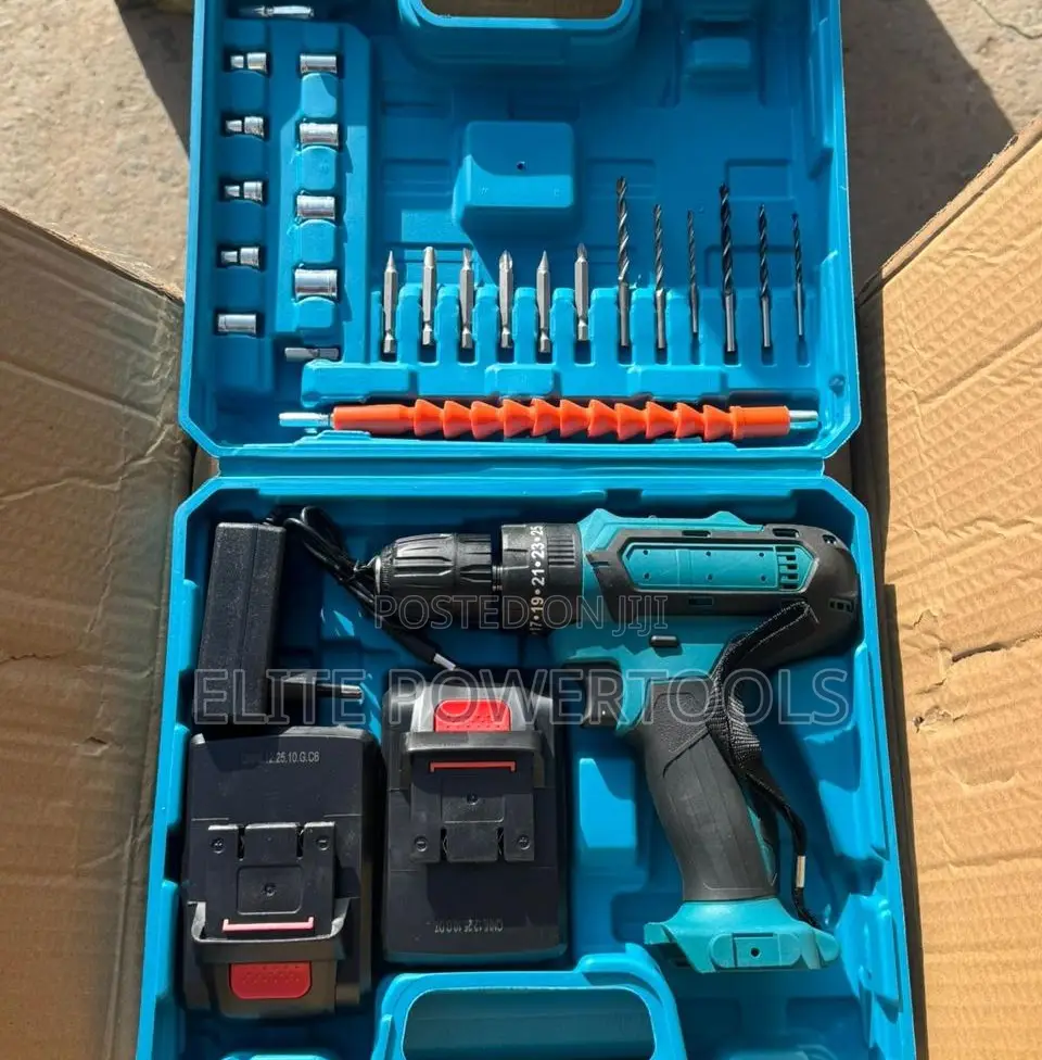 46-Piece Cordless Drill Tool Kit