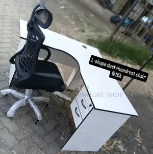 Headrest+l.shaped Corner Desk