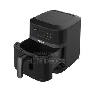 Hisense Air Fryer 6.3L – Digital Touch | 900W | Black
Cook Crispy And