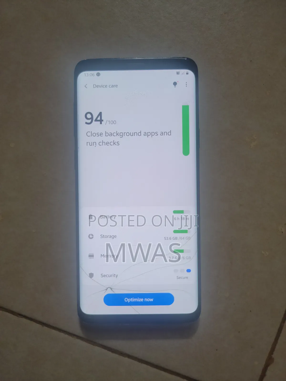 Samsung Galaxy S9 Plus 64 GB Black