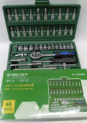 Socket Wrench Spanners Set 46pcs