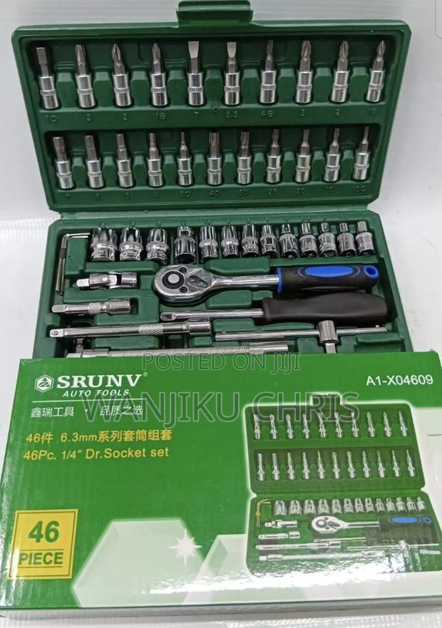 Socket Wrench Spanners Set 46pcs - main view
