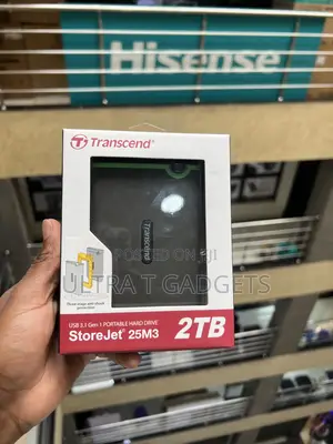 Transcend StoreJet 25M3 2TB Portable External Hard Drive – Brand New