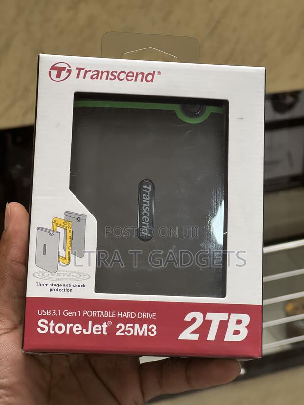 Transcend StoreJet 25M3 2TB Portable External Hard Drive – Brand New - thumbnail 4
