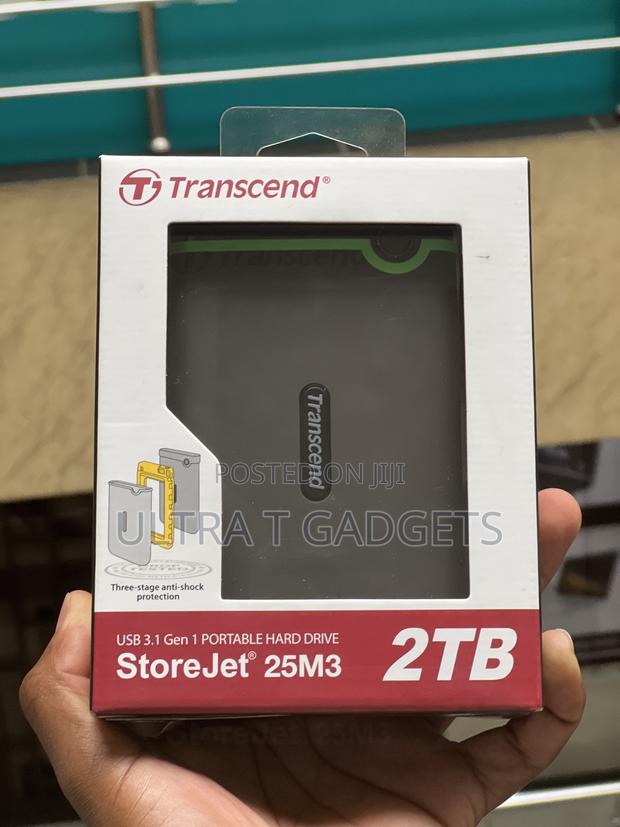 Transcend StoreJet 25M3 2TB Portable External Hard Drive – Brand New - thumbnail 2