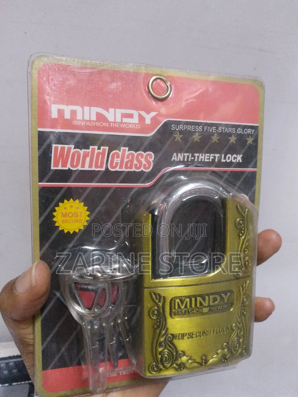 Mindy 40mm Top Security Padlock