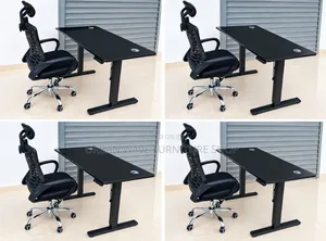 Electric Desk and Headrests Chairs