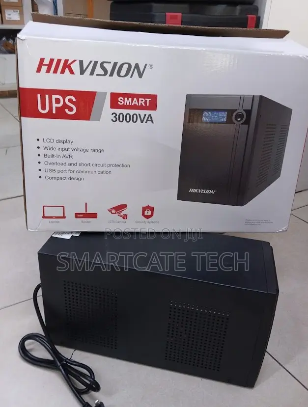 Hikvision 3000VA 3KVA UPS – Smart Efficient Power Solution