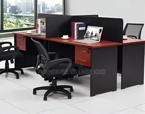 Custom 4-Way Office Workststion