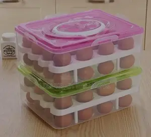 2 Layers 32pc Egg Tray Orgnizer